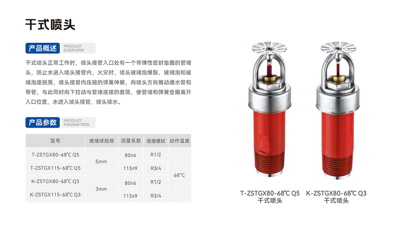 干式噴頭